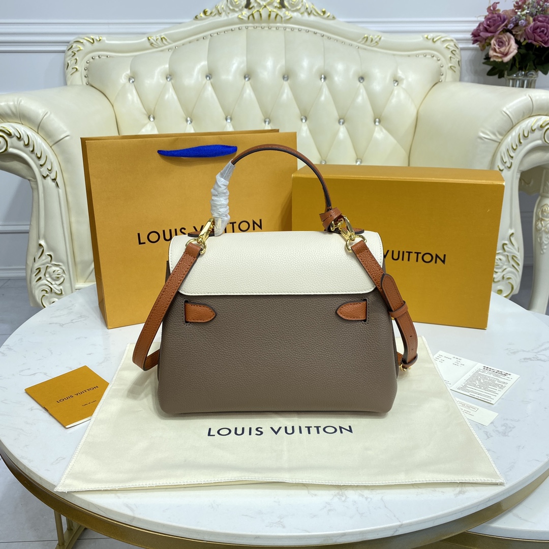 Louis Vuitton LOCKME EVER BB Shoudler Bag M58978 Smokey/Quartz/Caramel